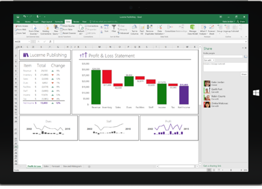 Excel stožerne in VLOOKUP tablice